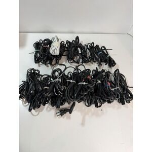Lot 31 AC Power Cords Cable IEC C7 Figure 8 Non-Polarized & Polarized 2-Prong